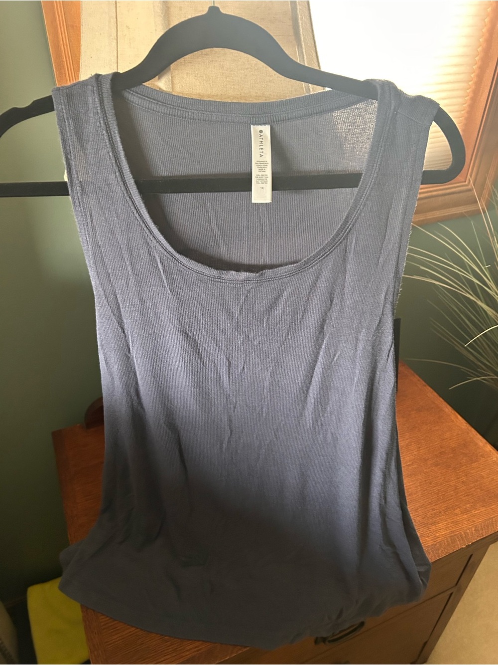 Athleta Women's - lounge set-Ribbed Tank Top, shorts and pants- Navy Blue